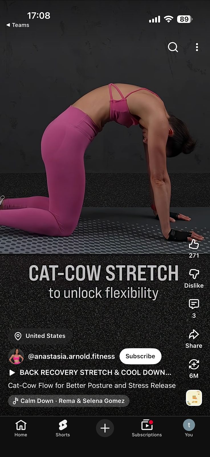 LOWER BACK DOWN (COW)