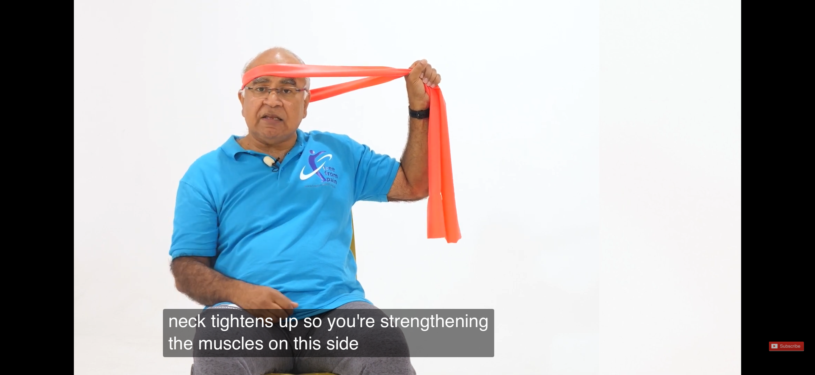 RIGHT head side - Body Position & Band Placement