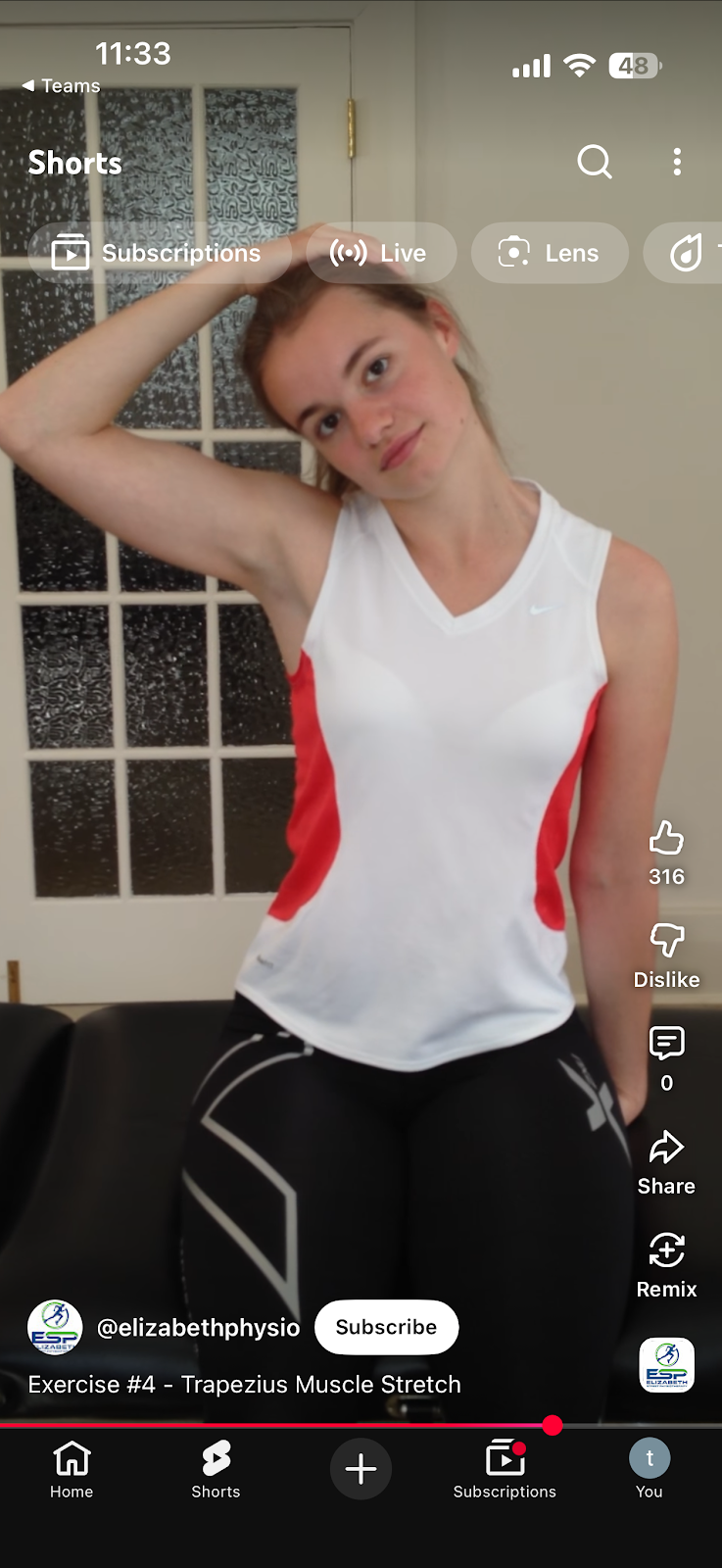 LEFT UPPER TRAPEZIUS STRETCH