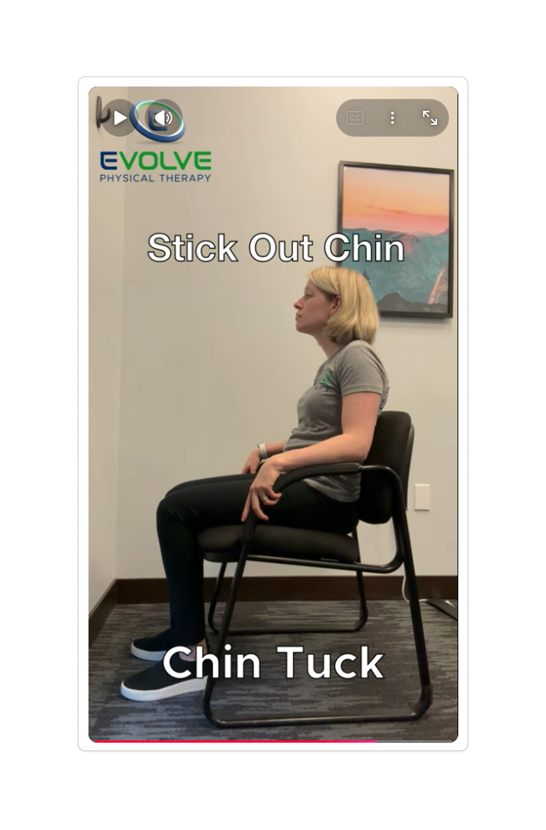 Chin Protraction (Stick Out Chin)