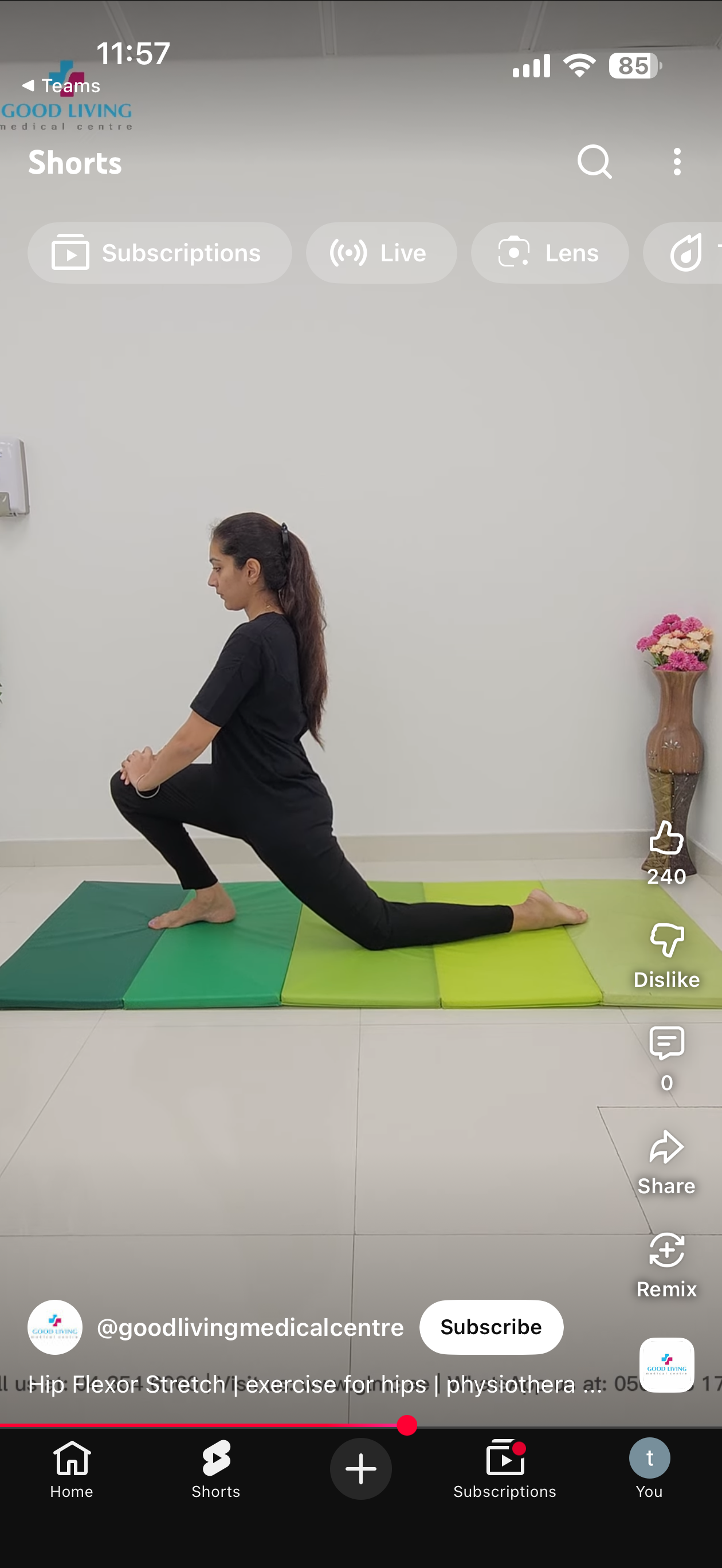 Push Hips Forward (Left Side)