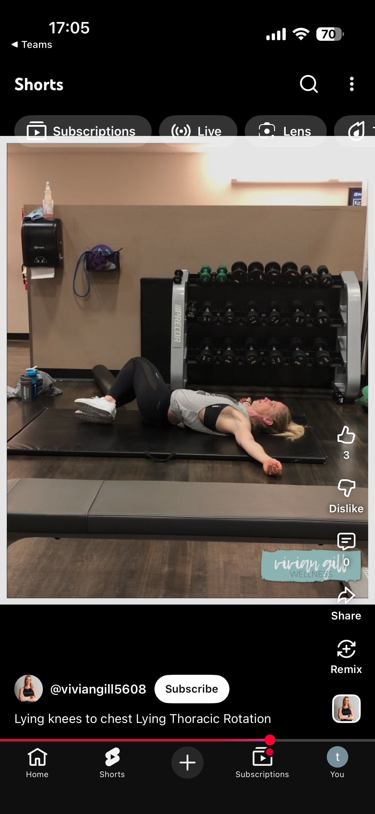 Rotate Hip to Right Side